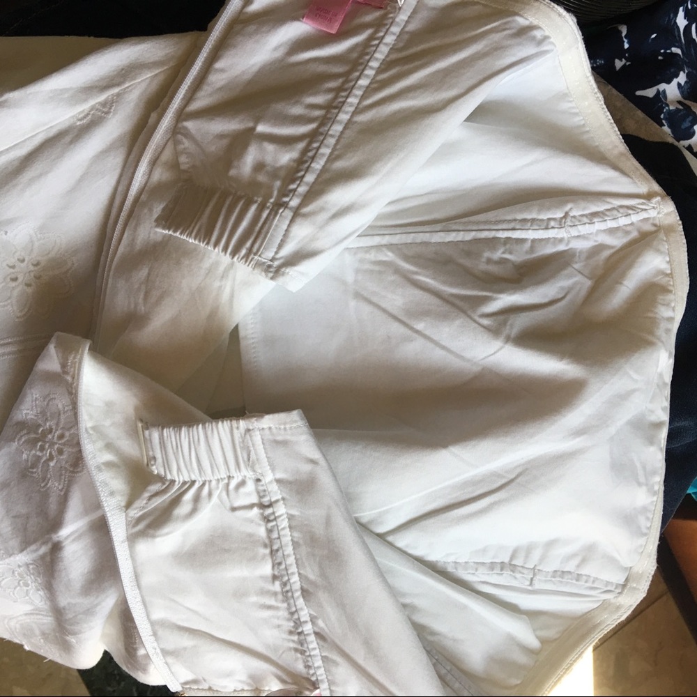 Lilly Pulitzer White Pleated Strapless Sundress - Picture 15 of 16